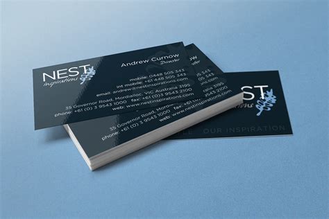 business cards glossy both sides.